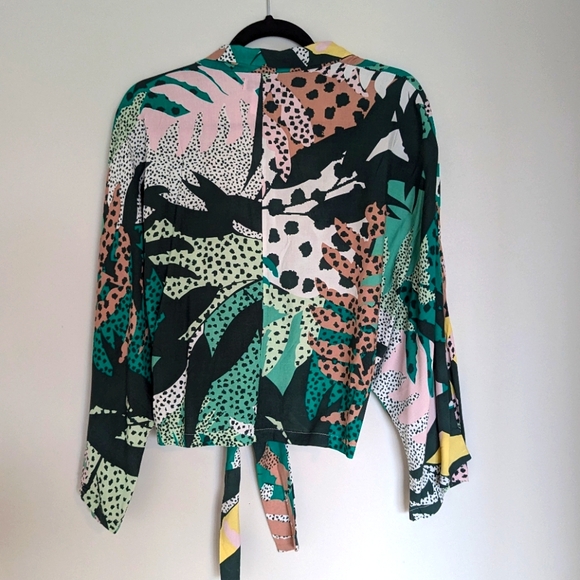 Nine West Coverup Tie Shirt One Size - Picture 2 of 4